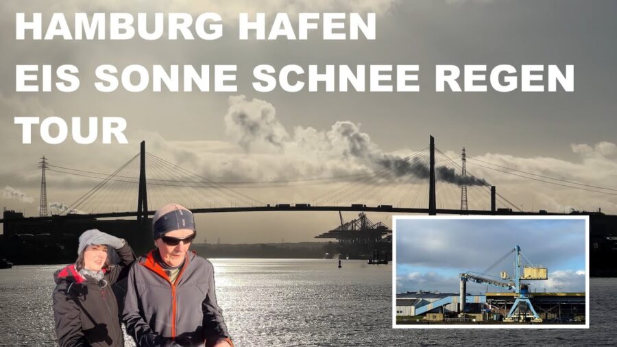 Hamburg Hafen - Eis Regen Sonne Schnee-Tour