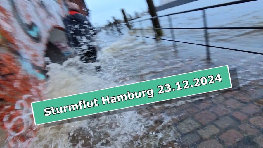Sturmflut Hamburg 23.12.2024