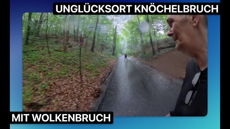 Zum Unglücksort Knöchelbruch mit Wolkenbruch